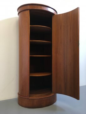 Oval Pedestal Cabinet