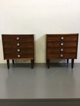 Rosewood Bedside Cabinets